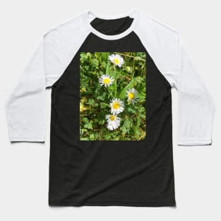 Tiny Wild Daisies Baseball T-Shirt